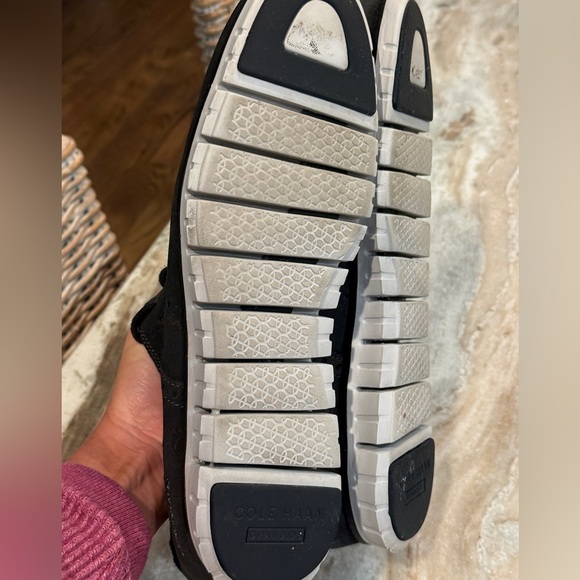 Men’s COLE HAAN ZeroGrand Wingtip black suede leather oxfords- Size 12 - Picture 9 of 9